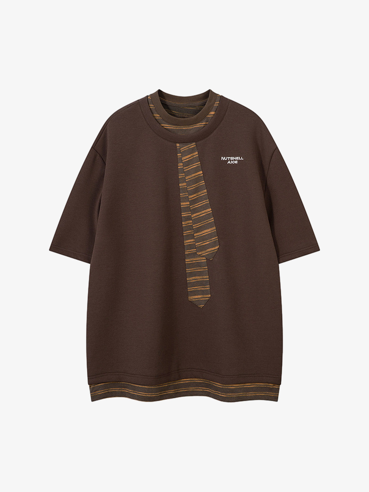 High Street Tie Embroidered Design T-shirt
