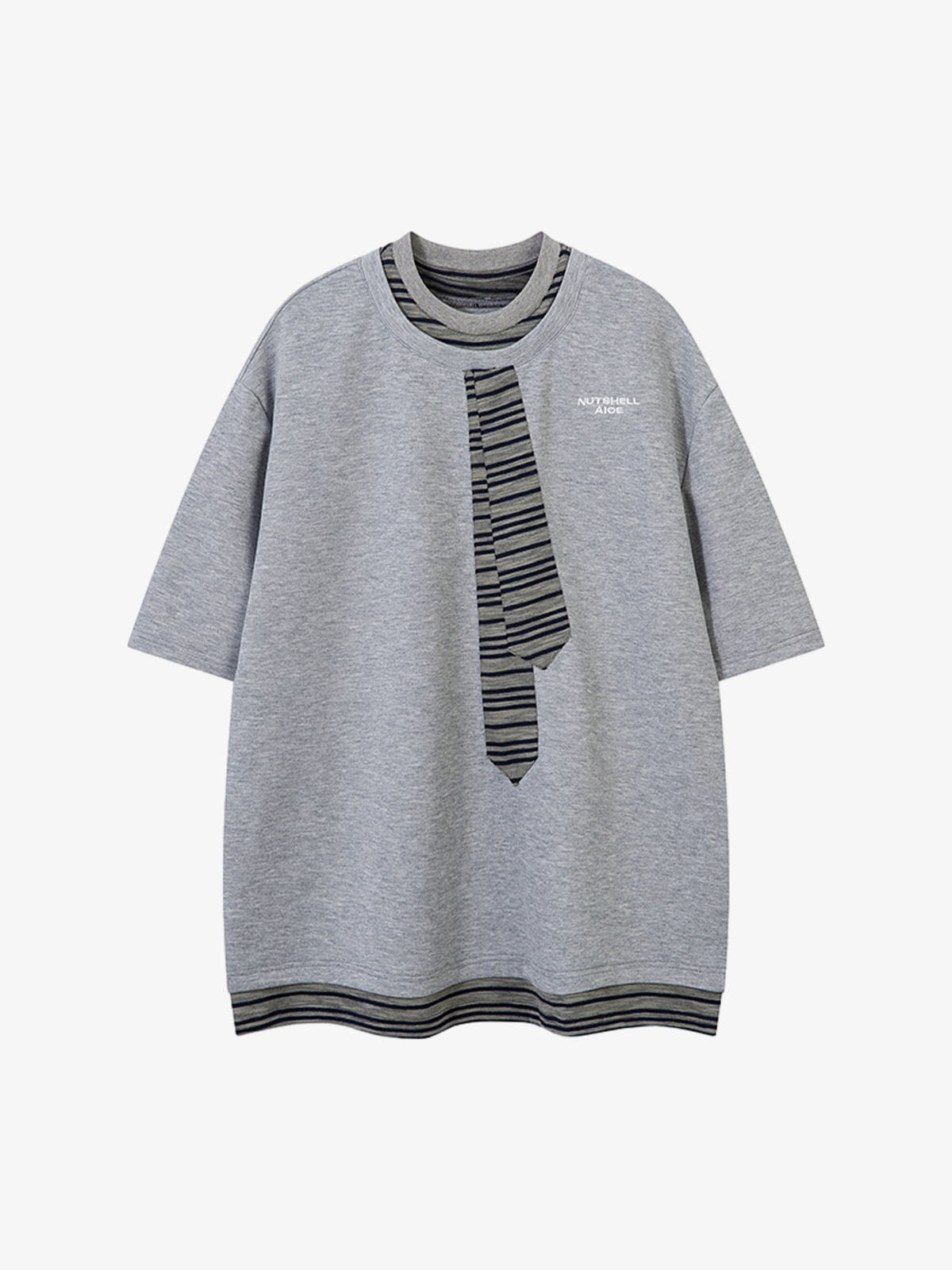 High Street Tie Embroidered Design T-shirt