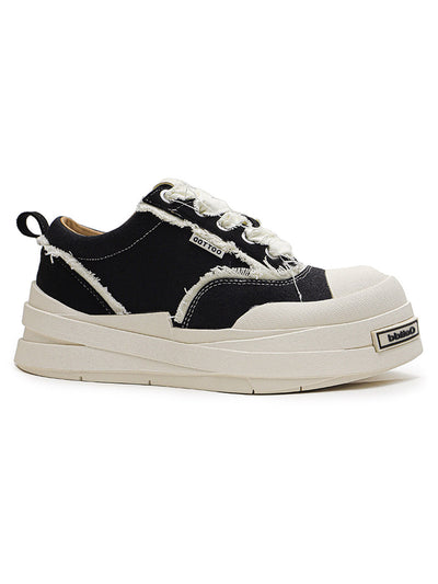 Raggedy Round Toe Sneakers - 2368