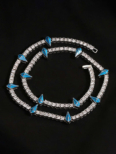 Hip Hop Collarbone Chain Necklace - 2221