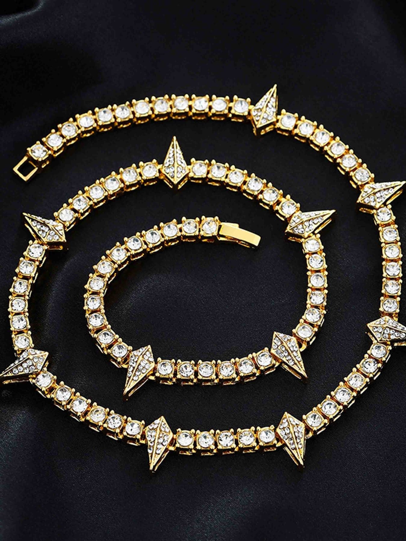 Hip Hop Collarbone Chain Necklace - 2221
