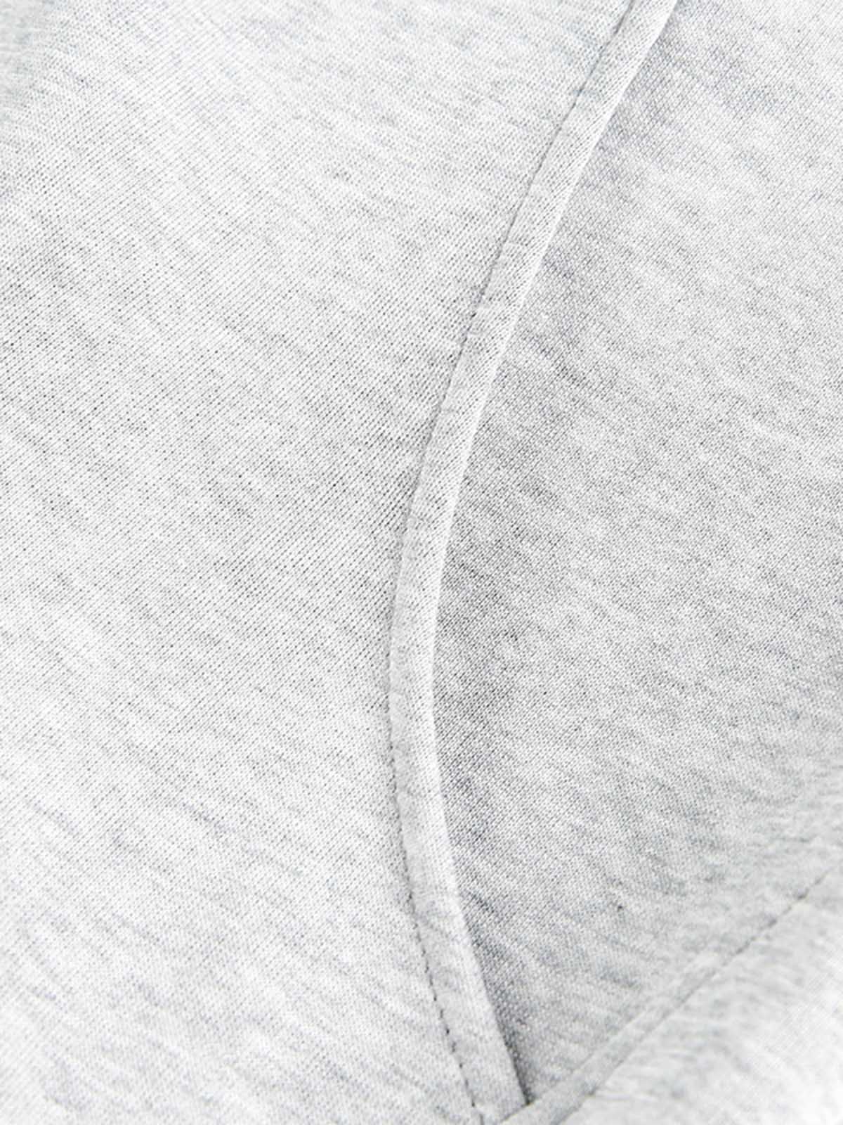 Street Deconstructed Split Zippered Hooded Sweatshirt