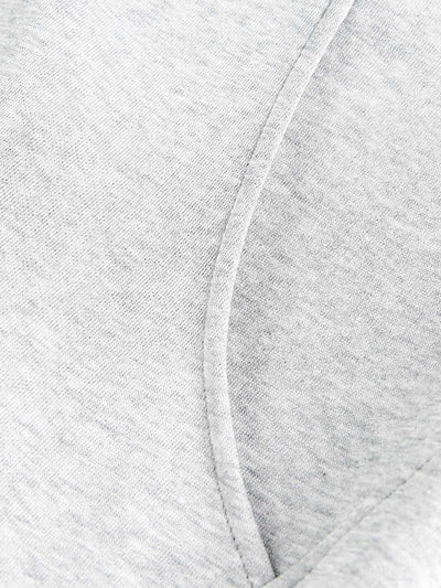 Street Deconstructed Split Zippered Hooded Sweatshirt