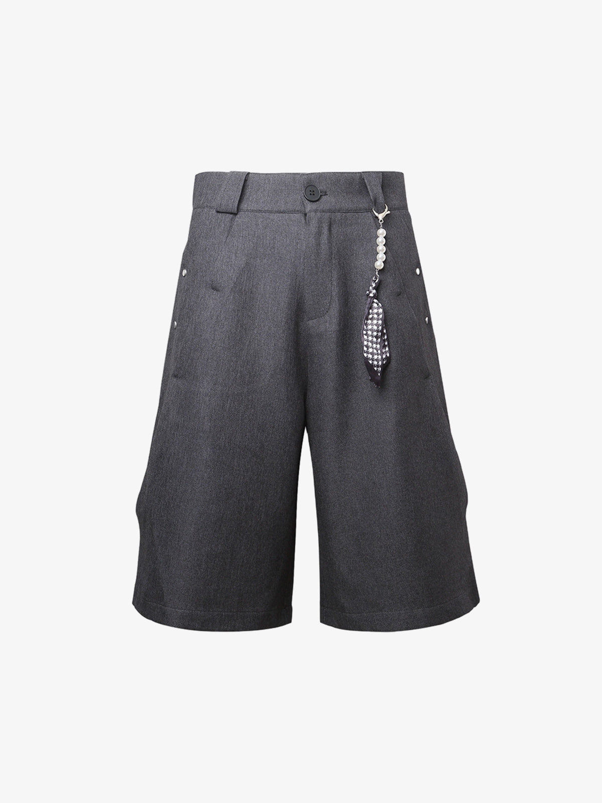Cleanfit Pleated Wide-leg Tailored Shorts