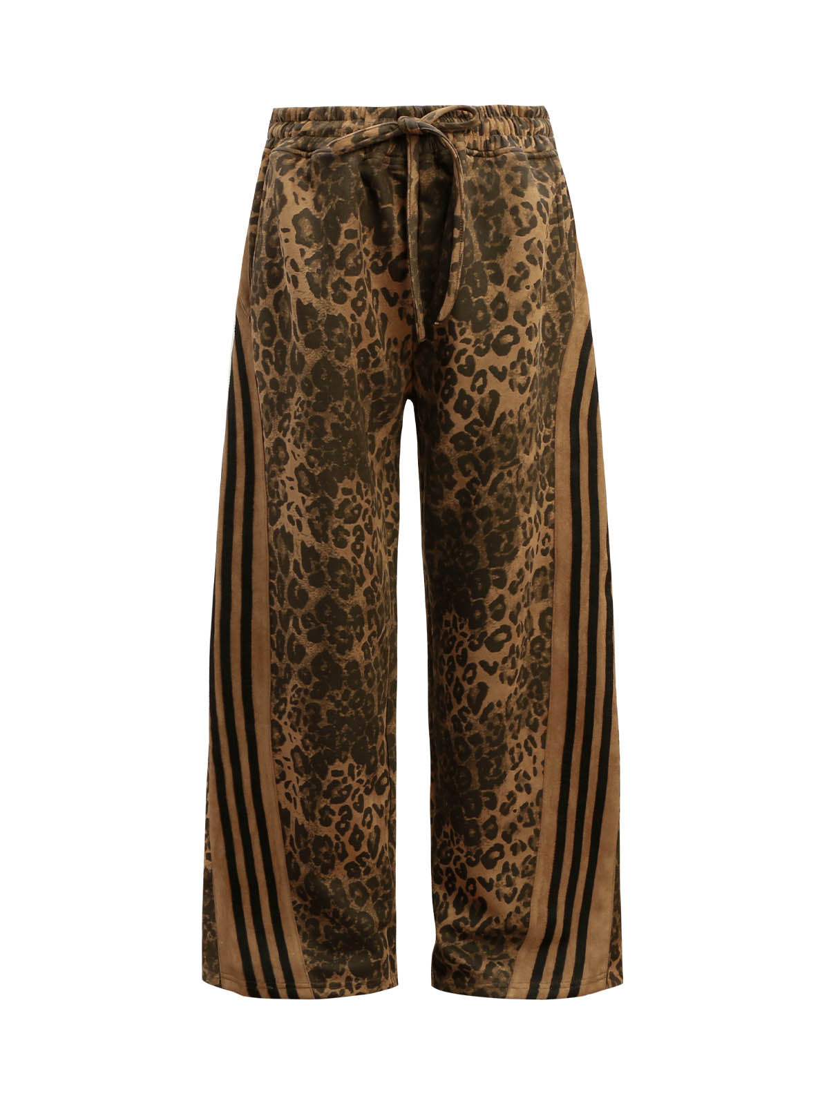Cheetah Print Suede Tracksuit - 2277