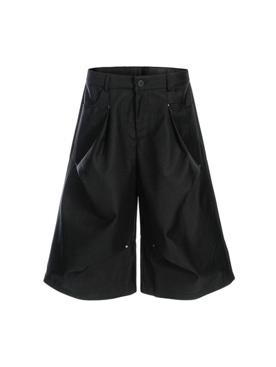 Cleanfit High Waist Baggy Cropped Trousers