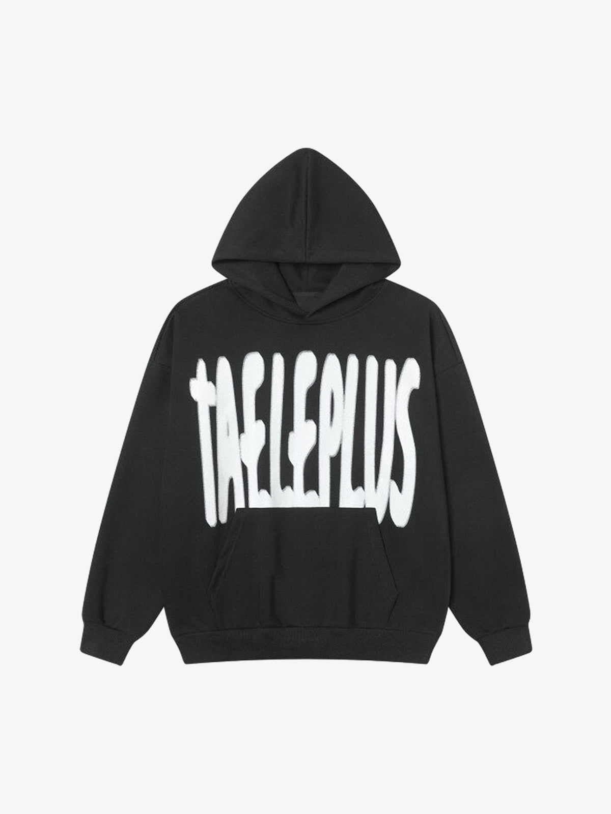 Street Graffiti Letter Print Hoodie