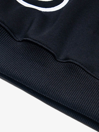 Retro Cat Collar Pocket Hoodie
