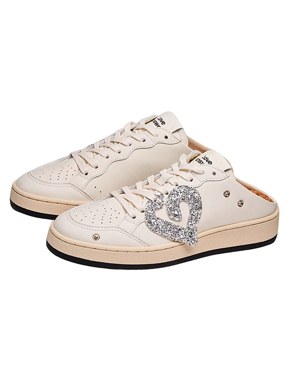 Street Rhinestone Retro Love Slippers