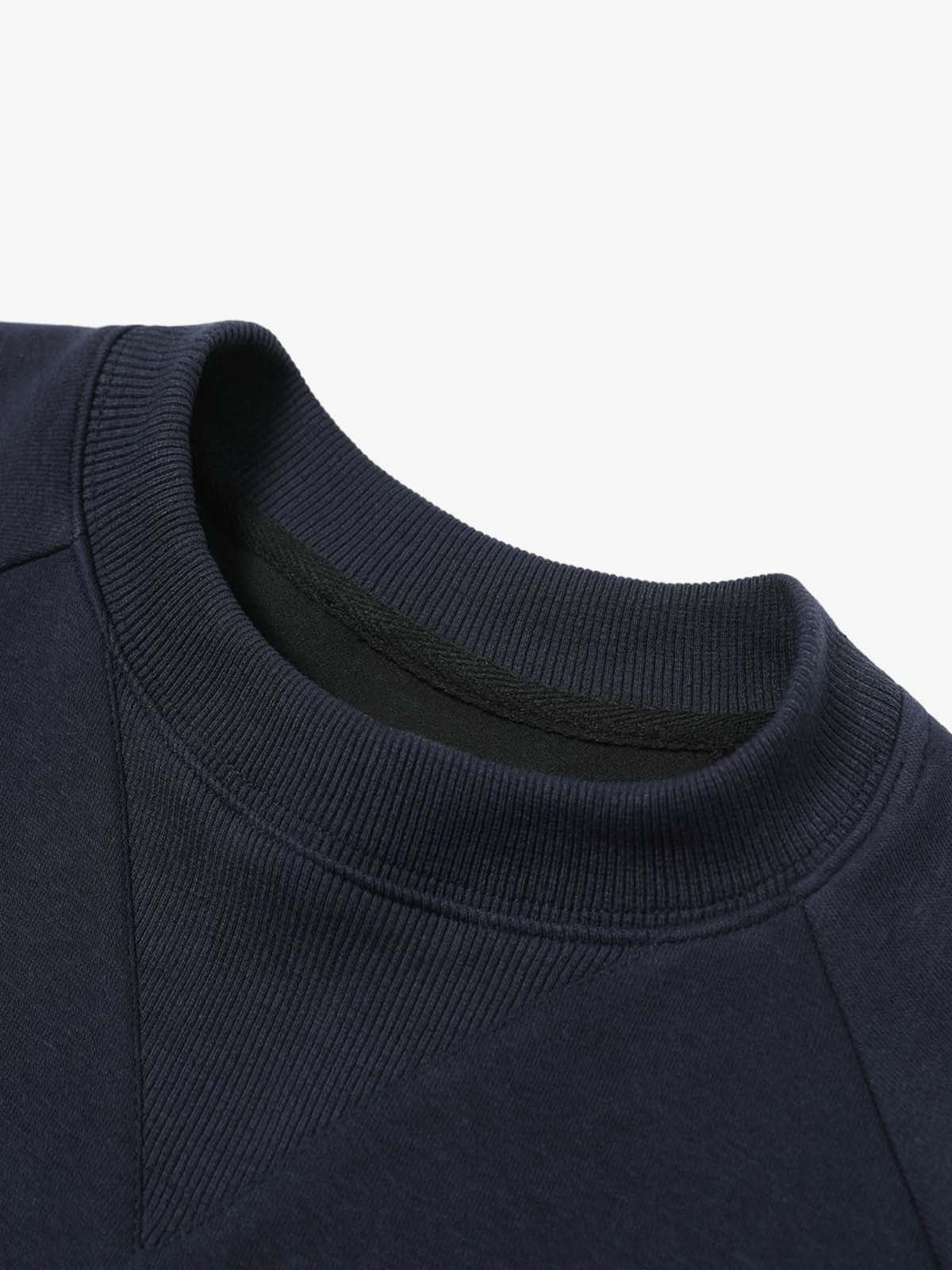 Retro Patch Embroidery Sweatershirt