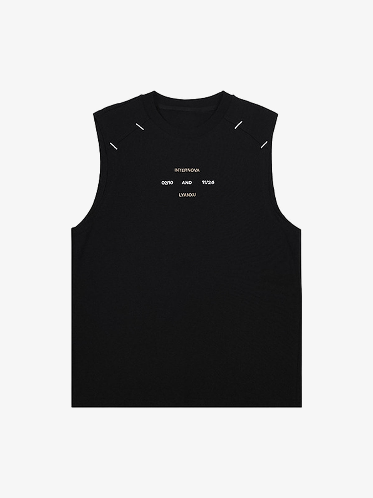 Waistcoat Embroidered Round Neck Vest