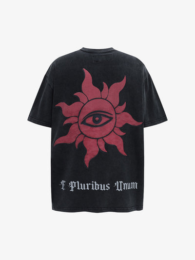 High Street Rose Urban Print T-shirt