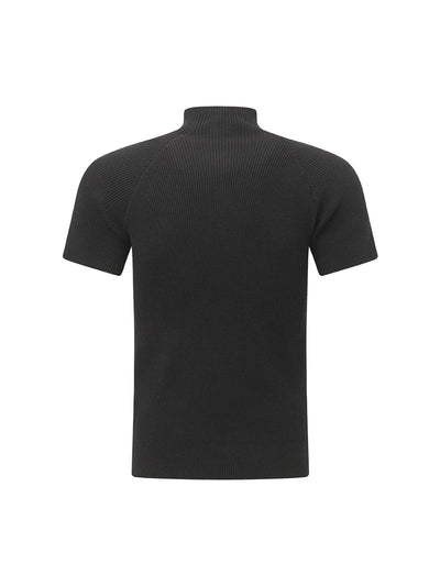 Retro Cleanfit Quarter Zip- Up T-Shirt