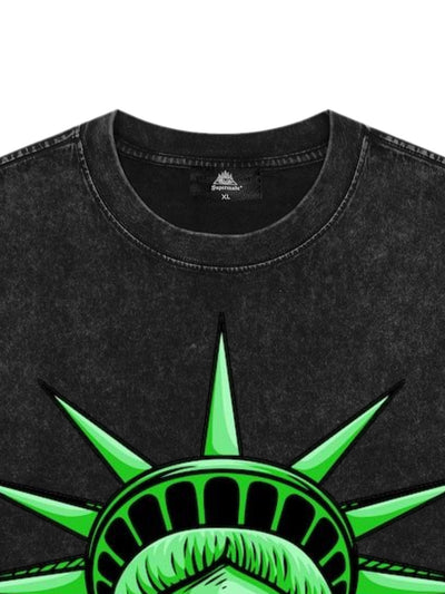 Orginal Fun Statue of Liberty Independence Day T-shirt