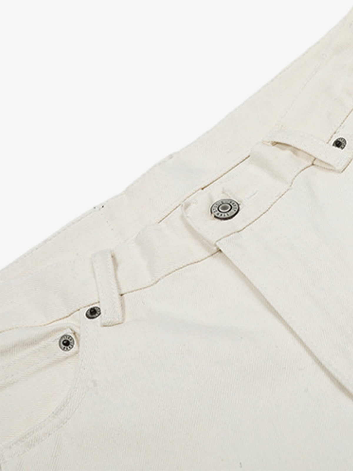 Drape Baggy Straight Loose Denim Shorts