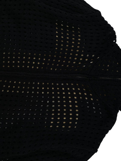 Thesupermade Cross Jacquard Full Zipper Hooded Jacket - 2254