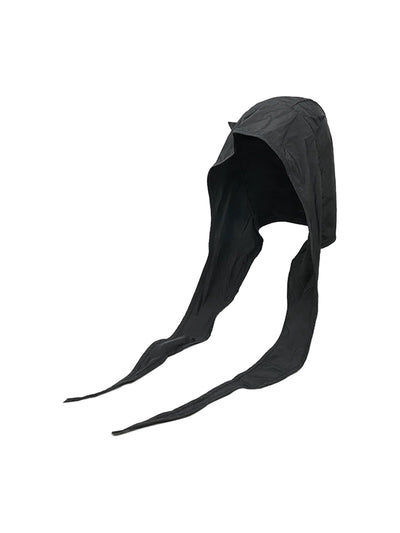 Black Wind Devil Horn Pullover Hat