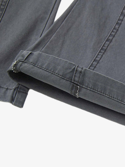 Vintage Distressed Pleated Barrel Pants