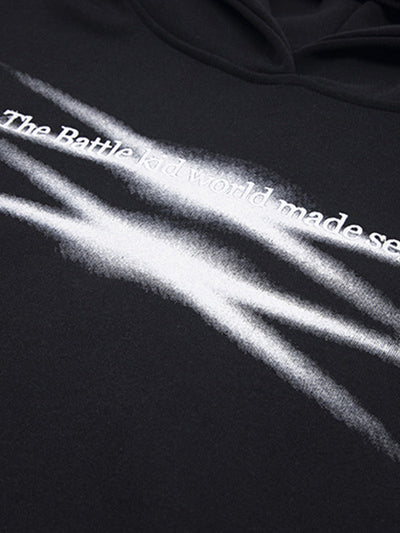 Retro High Street Phantom Print Hoodie