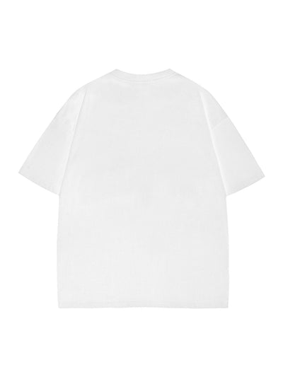 Butterfly Patch Embroidered Graphic T-Shirt