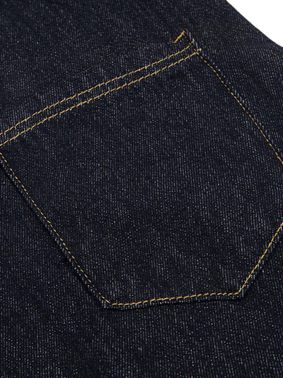 Washed Plaid Belt Barrel Jeans