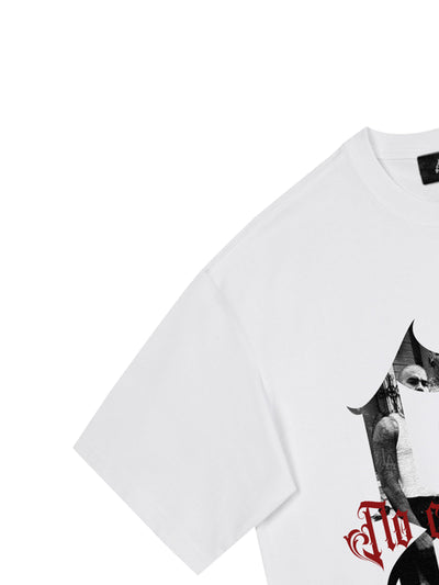 Original Photograph Letter Oversized Graphic T-Shirt