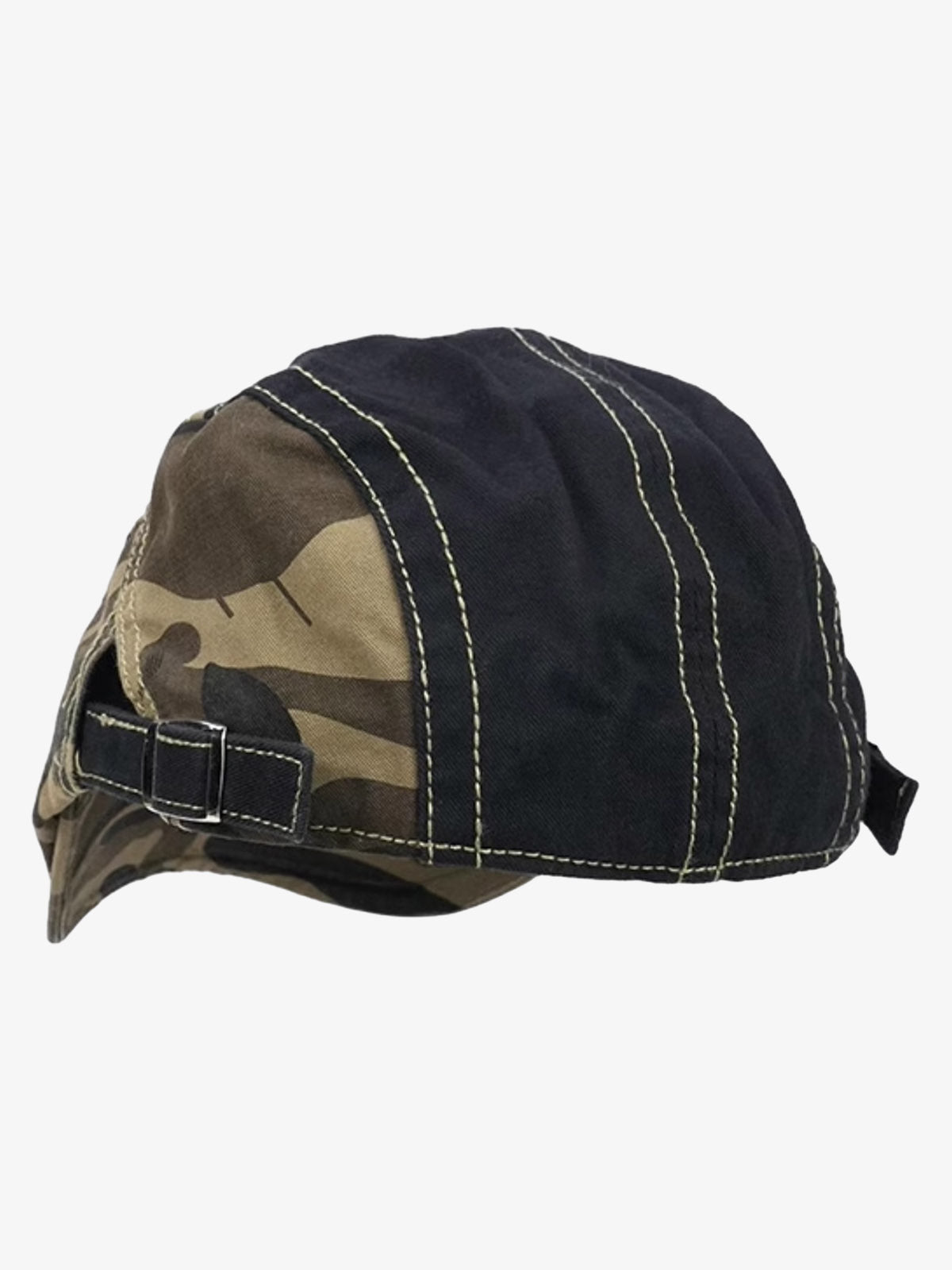 Camouflage Metal Patch Design Duckbill Forward Cap