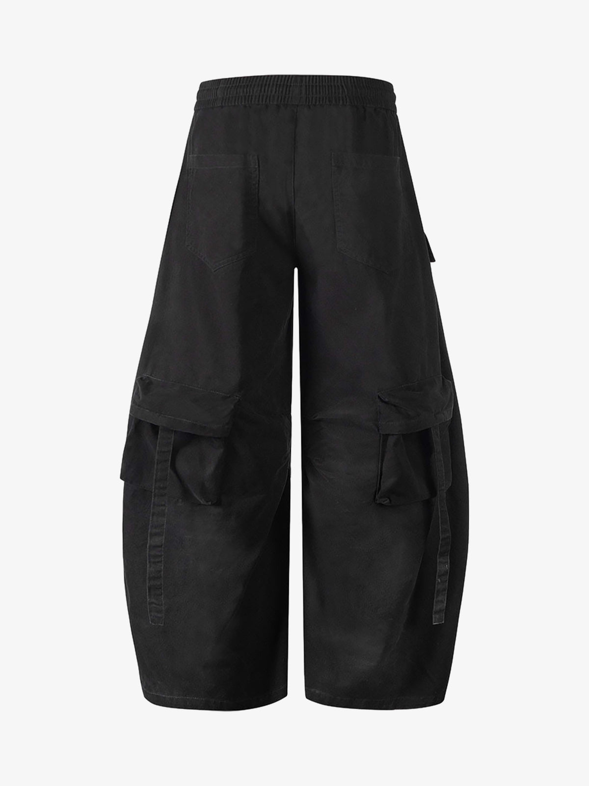 Functional Style Multi-pocket Cargo Barrel Pants