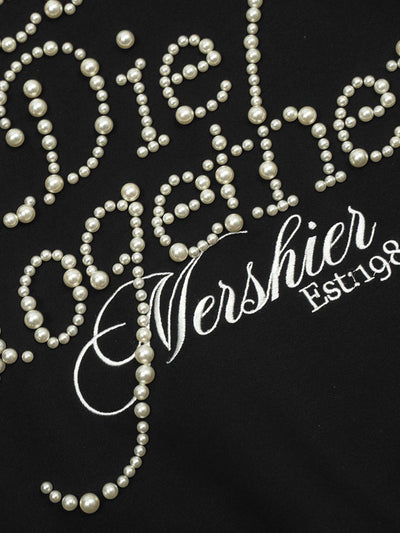 Retro Handmade Beaded Design Hoodie