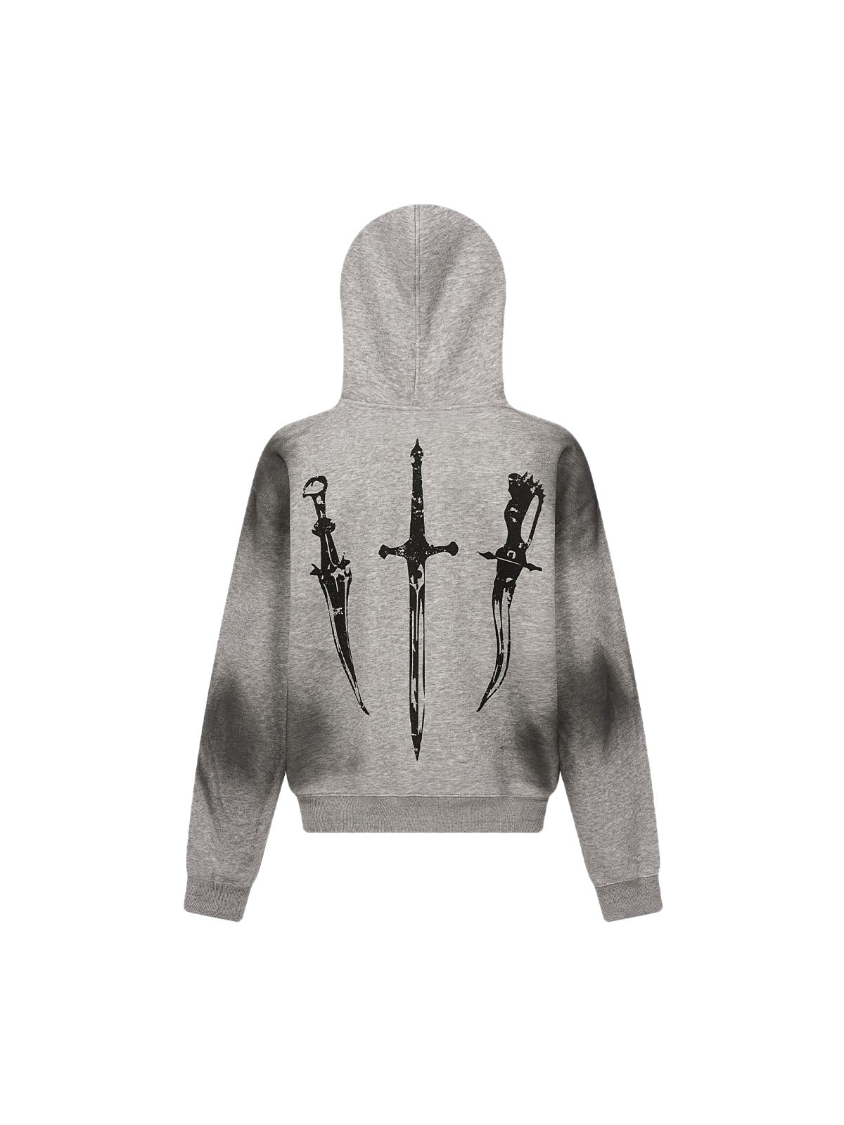 Wasteland Style Cardigan Zip UP Fur Hooded Jacket - 2279