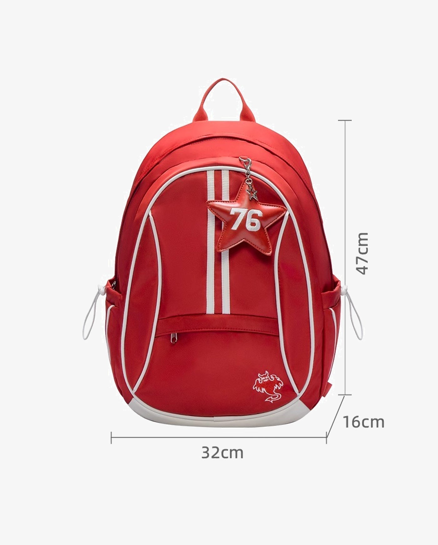 Retro Star Stripe Large Capacity Backpack