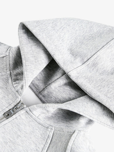 Street Deconstruction Open Hooded Hoodie