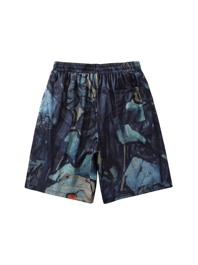 American Retro Tie-dye Casual Set