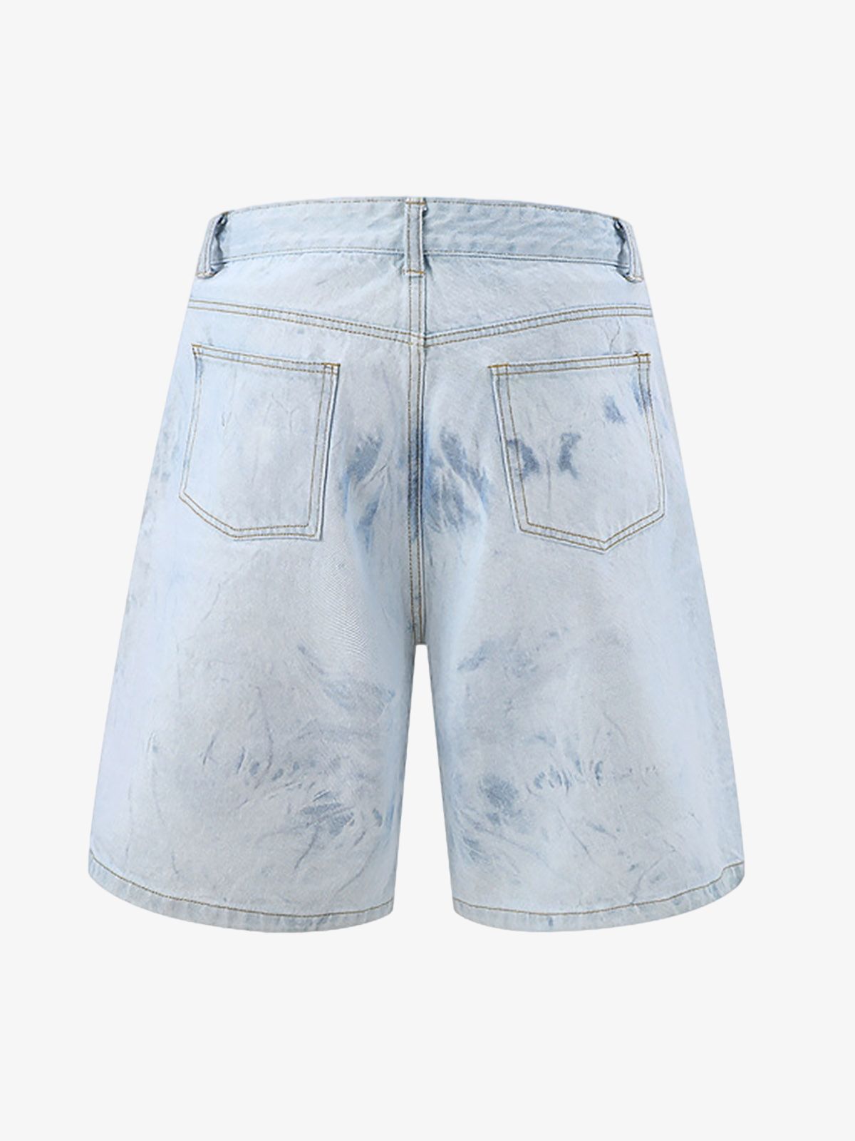 Distressed Washed Workwear Denim Set