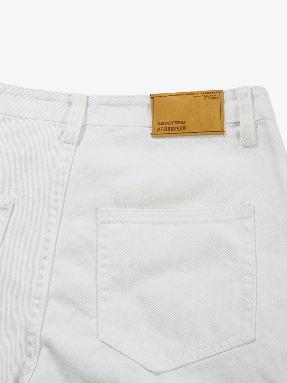 Washed Cleanfit Barrel Jeans