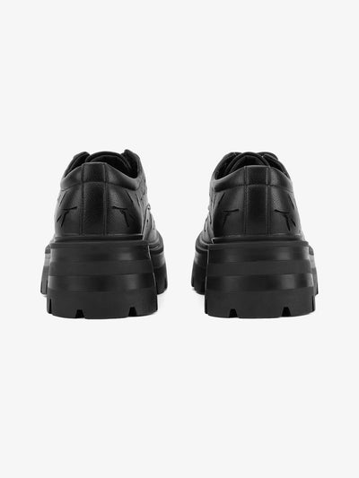 High Street Crackle Leather Shoes - 2182