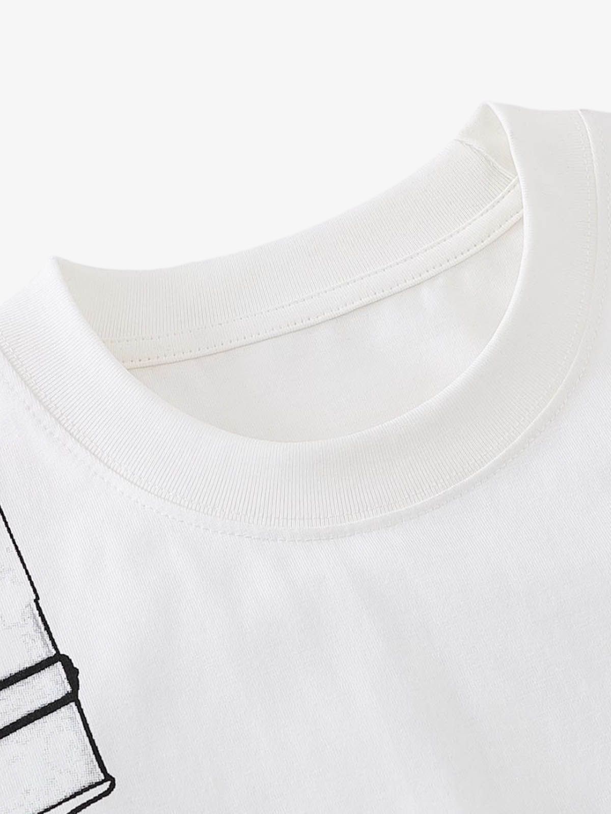 Jacket Print Graphic T-Shirt