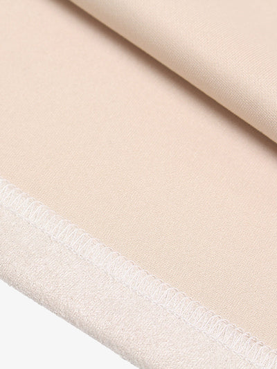 Metallic Print Suede Crew Neck T-Shirt