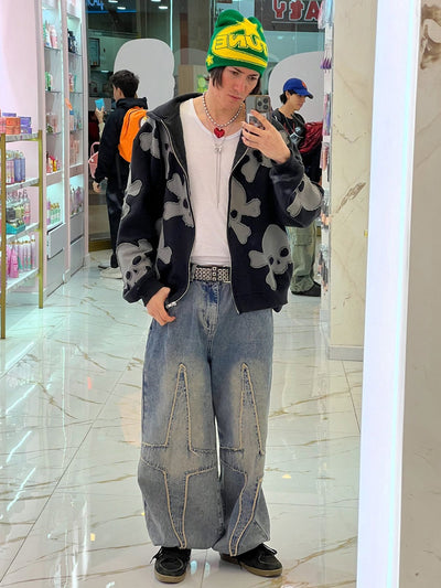 High Street Star Washed Jeans - 2150