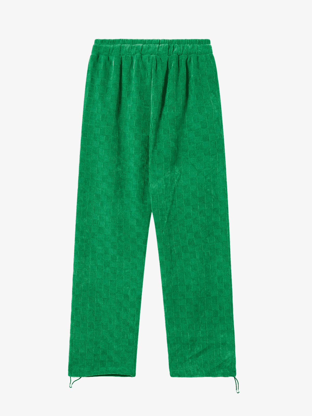 High Waisted Straight Cotton Sweatpants -1284