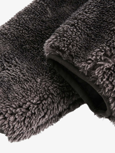 Fur Hooded Quilted Sherpa Jacket - 2304