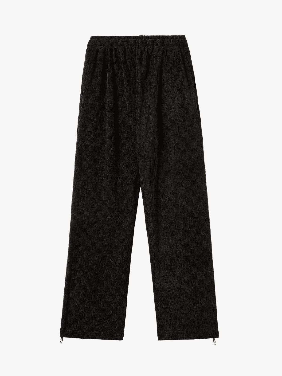 High Waisted Straight Cotton Sweatpants -1284
