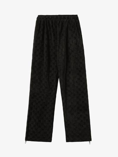 High Waisted Straight Cotton Sweatpants -1284