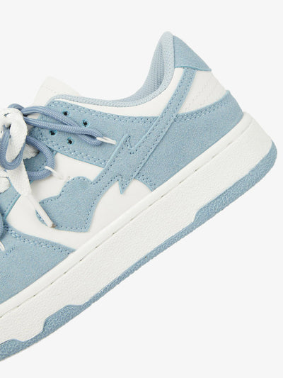 Haze Blue Love Breathable Board Shoes - 1854