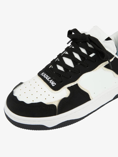 High Street Black And White Board Casual Shoes -1554