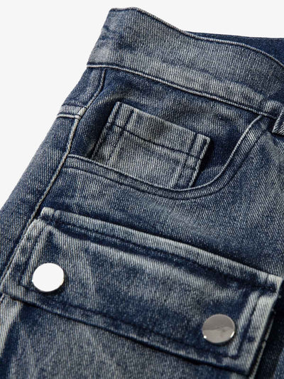 High Street Embroidery Hip-Hop Jeans - 2122