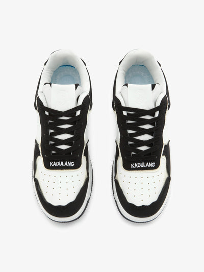 High Street Black And White Board Casual Shoes -1554