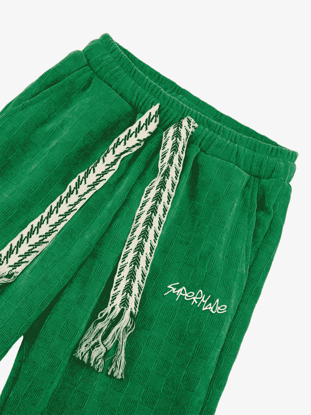 High Waisted Straight Cotton Sweatpants -1284