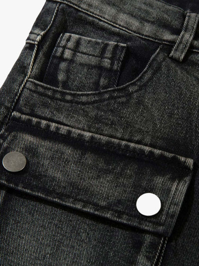 High Street Embroidery Hip-Hop Jeans - 2122