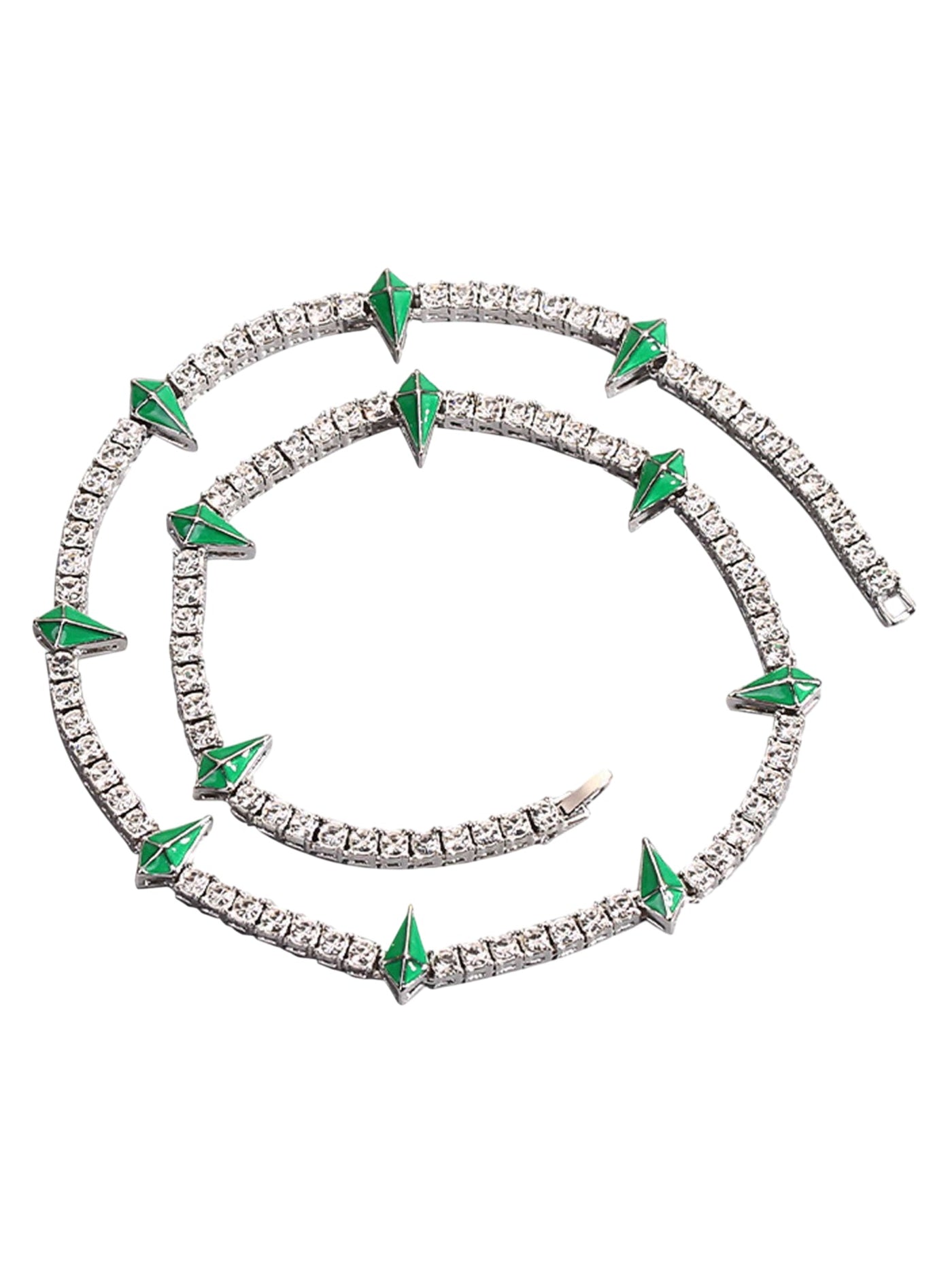 Hip Hop Collarbone Chain Necklace - 2221